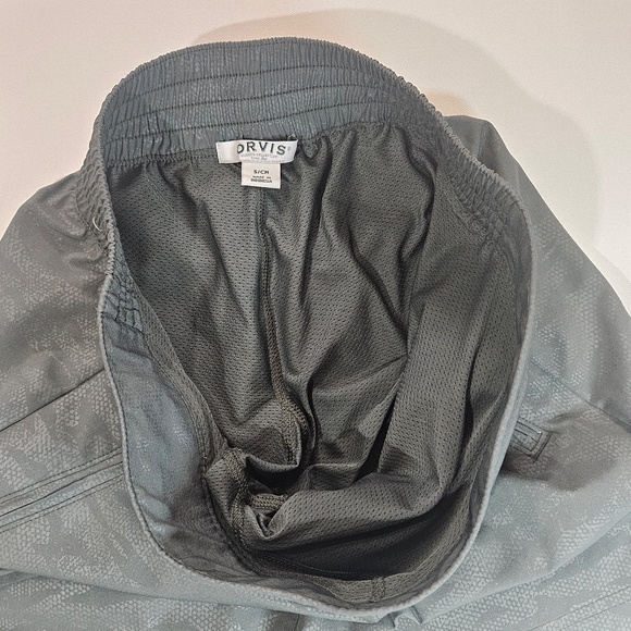 Orvis Skort Womens Small Gray Camo Elastic Waist Zipper Pockets Lined Athletic - Picture 5 of 7